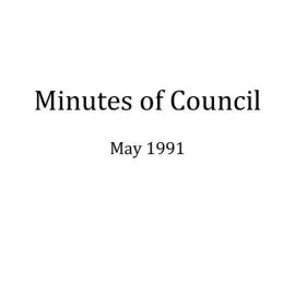 Randwick City Council - Minutes - 1991 May