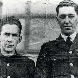 Squadron Leader Lawrence Wackett and flight mechanic corporal