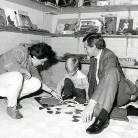 Laurie Brereton at the Toy & Game library