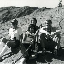 Michael Cleary meets some Coogee residents on Uluru