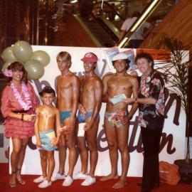 Finalists at the Show Your Tan competition held at Stockland Mall, Maroubra