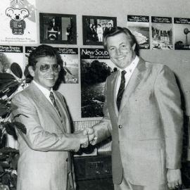 Michael Cleary with Dr Gabriele Moretti