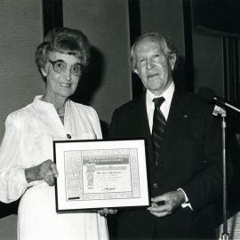 Noreen Somerville and Sir Garfield Barwick