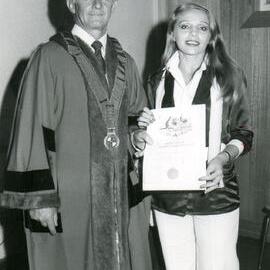 Alderman John Buchanan at a Citizenship ceremony