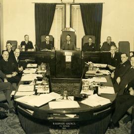 Randwick Municipal Council in session, 1944