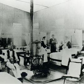 Men's ward at the Coast Hospital