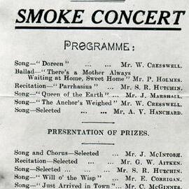 Programme from the G.P.O. Test Compositors' Chapel annual outing