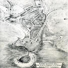 Sketch of proposed improvement scheme at La Perouse (1 of 2)