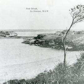 View of Bare Island looking south-west from La Perouse