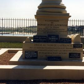 Base of the La Perouse memorial, South Side