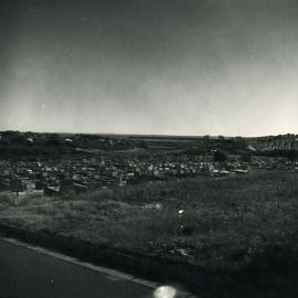Botany cemetery looking west
