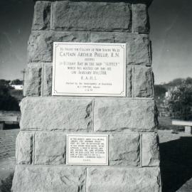Front of the Captain Arthur Phillip Monument