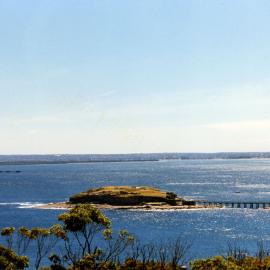 View of Bare Island Fort across Congwong Bay