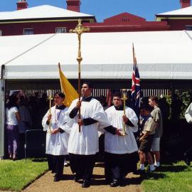 Procession commemorating the first catholic mass held in Australia