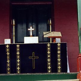 Catholic Altar for commemoration mass