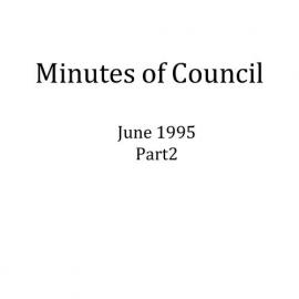 Randwick City Council - Minutes - 1995 Jun part 2