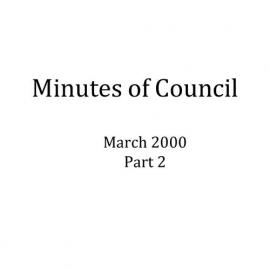 Randwick City Council - Minutes - 2000 Mar part 2