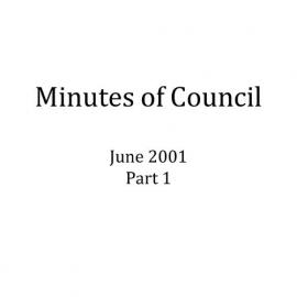 Randwick City Council - Minutes - 2001 Jun part 1