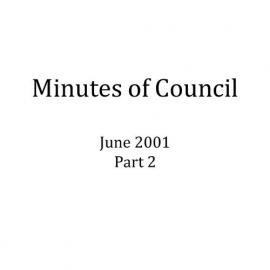 Randwick City Council - Minutes - 2001 Jun part 2