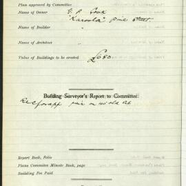 Pine Street, Randwick : 2407-1913