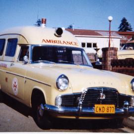 Ford Zephyr Ambulance outside the Ambulance Station, Randwick