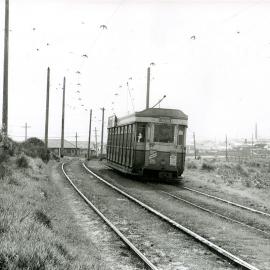 Tram on Anzac Parade at Malabar