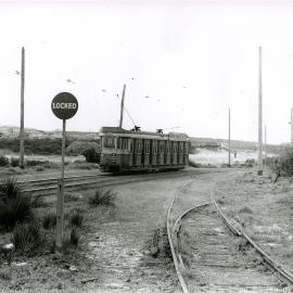 Tram on Anzac Parade near Long Bay Gaol