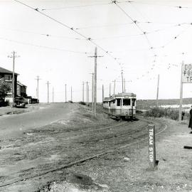 Tram on Mons Avenue, Maroubra.