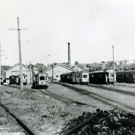 View of Randwick tram depot