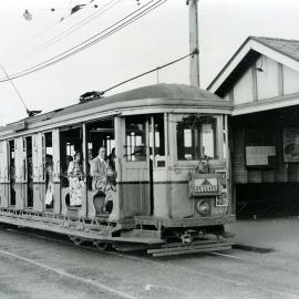 Tram heading to Clovelly