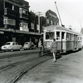 Tram at the Coogee terminus