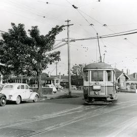 Trams at Abbortford Street, Kensington