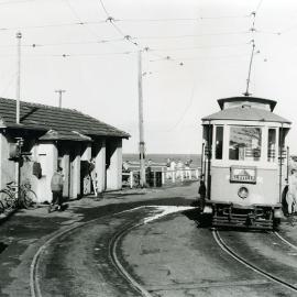 Final Clovelly Tram at the beach terminus