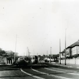 Tram on Darley Road near Dangar Street