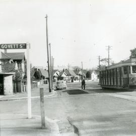 Tram on Darley Road near Govett Street