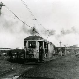 Tram on Bunnerong Road