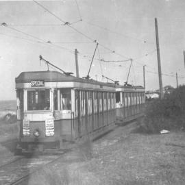Tram Special heading inbound