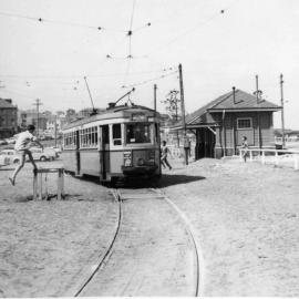 Tram at Maroubra Beach Terminus