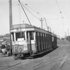 Tram at Nine Ways Intersection, Kingsford