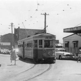 Tram on Fenton Avenue