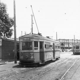 Two Trams at the Nine Ways Intersection, Kingsford