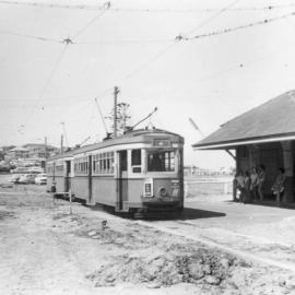 Tram at Maroubra Beach Terminus