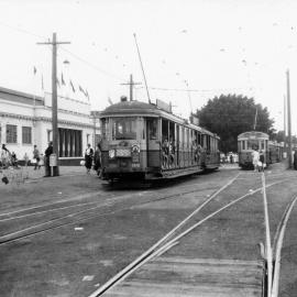 Tram at Moore Park for the Show Grounds