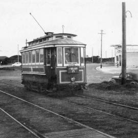 Tram heading to Prince Henry Hospital