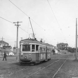 Tram for La Perouse at Kingsford
