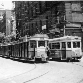 Tram approaching Circular Quay