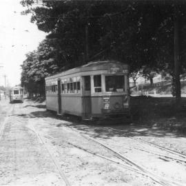 Trams on Anzac Parade Moore Park