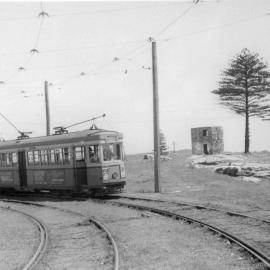 Tram on 'the loop' at La Perouse
