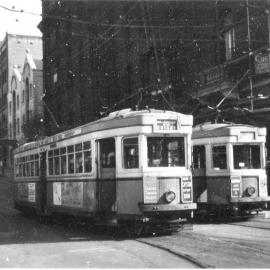 Trams approaching Circular Quay