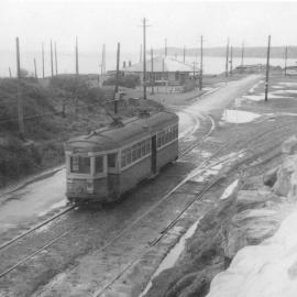 Tram on 'the loop' at La Perouse
